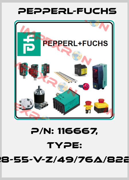 p/n: 116667, Type: RL28-55-V-Z/49/76a/82b/116 Pepperl-Fuchs