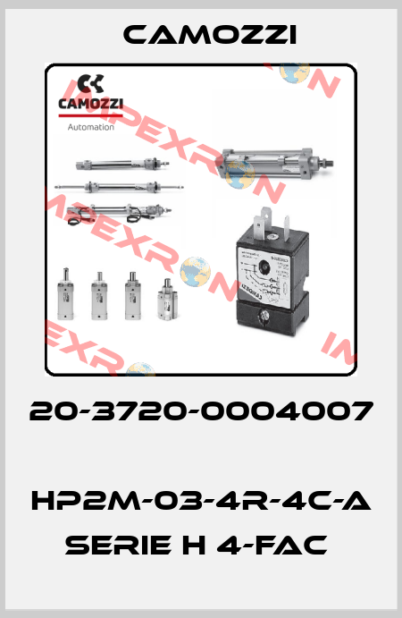 20-3720-0004007  HP2M-03-4R-4C-A  SERIE H 4-FAC  Camozzi