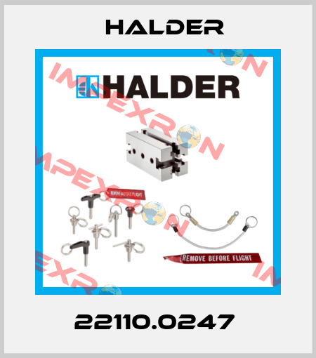 22110.0247  Halder