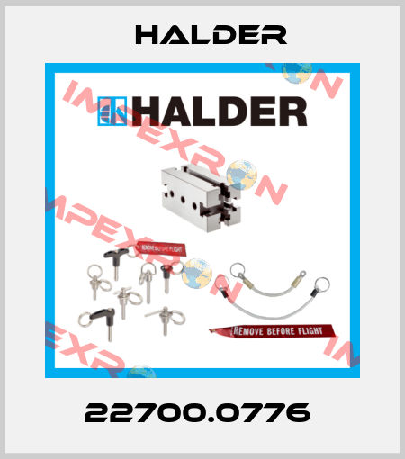22700.0776  Halder