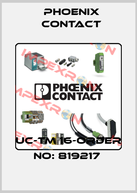 UC-TM 16-ORDER NO: 819217  Phoenix Contact