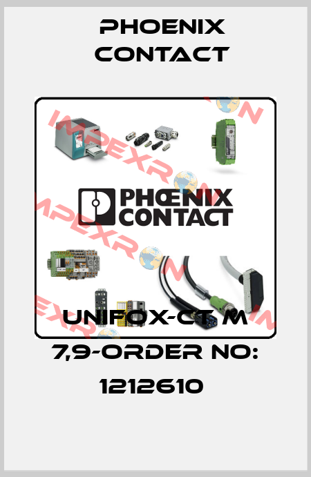 UNIFOX-CT M 7,9-ORDER NO: 1212610  Phoenix Contact