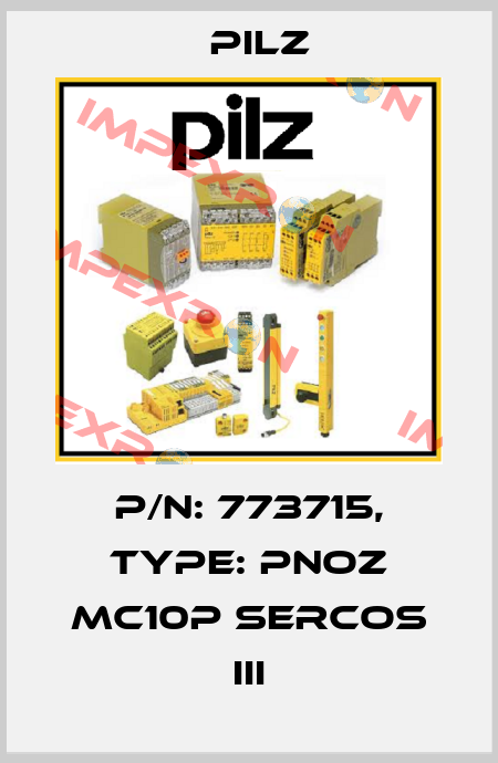 p/n: 773715, Type: PNOZ mc10p SERCOS III Pilz