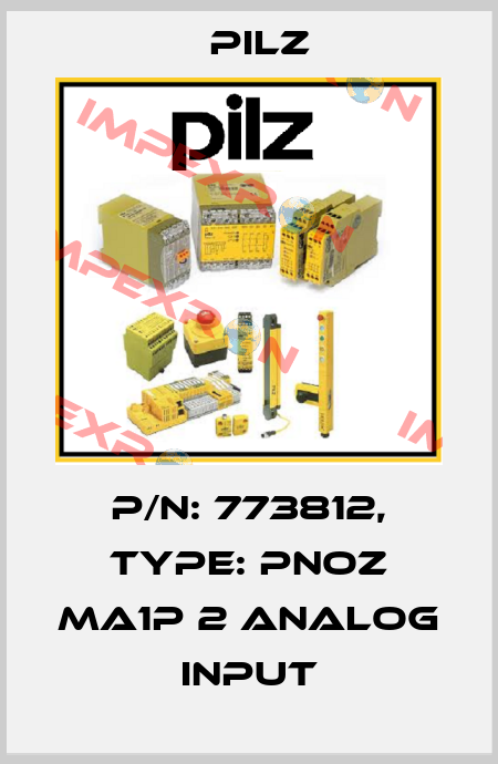 p/n: 773812, Type: PNOZ ma1p 2 Analog Input Pilz