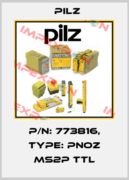 p/n: 773816, Type: PNOZ ms2p TTL Pilz