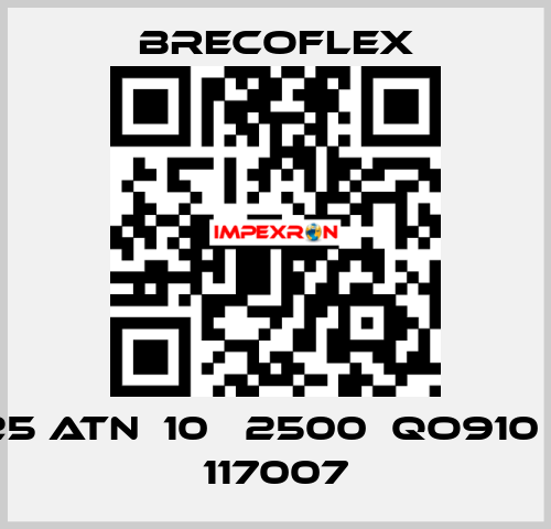 25 ATN  10   2500  QO910     117007 Brecoflex