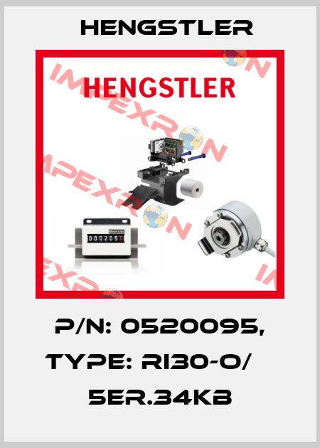 p/n: 0520095, Type: RI30-O/    5ER.34KB Hengstler