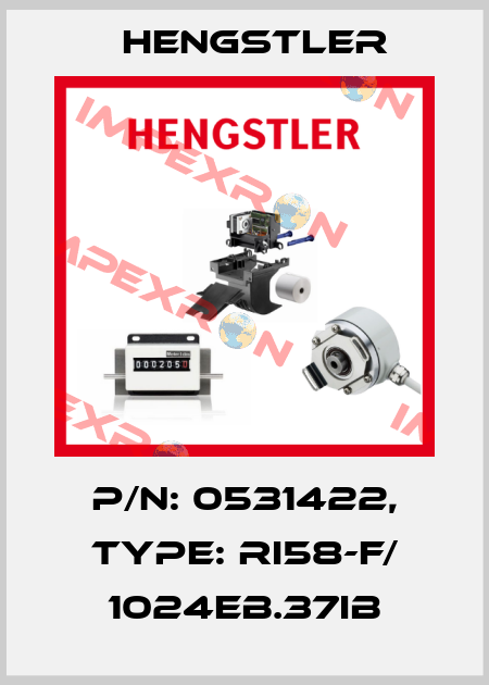 p/n: 0531422, Type: RI58-F/ 1024EB.37IB Hengstler