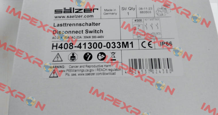 H408-41300-033M1 Salzer