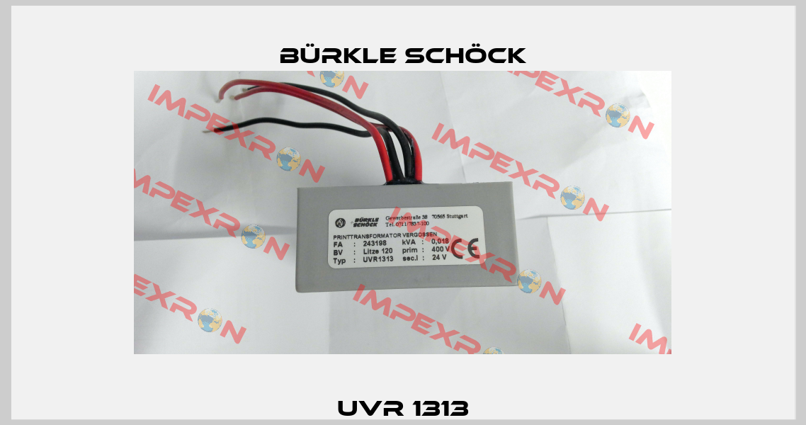 UVR 1313 Bürkle Schöck