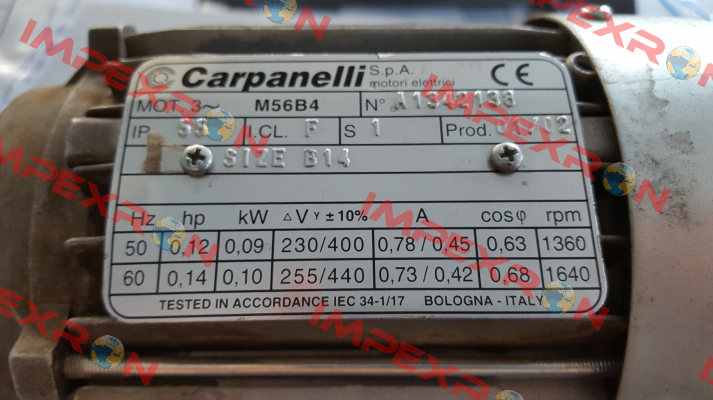 Typ 56L/4 (M56B4)  Carpanelli