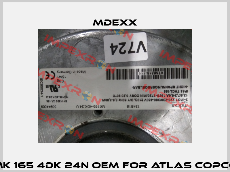 MK 165 4DK 24N OEM for Atlas Copco Mdexx