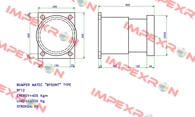 BYSONT  model BT12 Matec