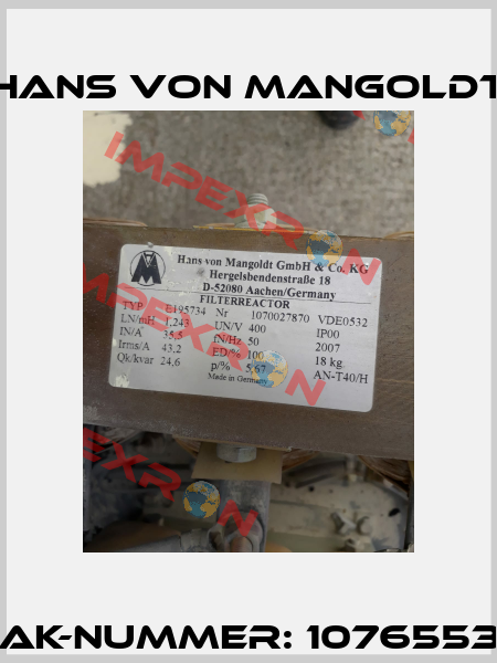 AK-Nummer: 1076553 Hans von Mangoldt