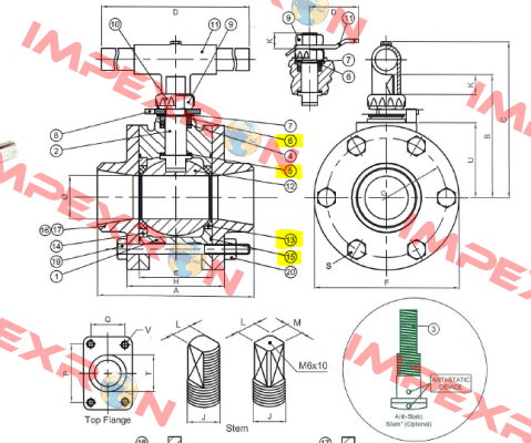 repair kit for 2666 (DN80/65) Valtaco