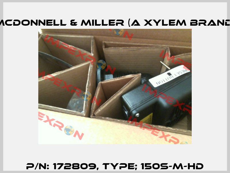 P/N: 172809, Type; 150S-M-HD McDonnell & Miller (a xylem brand)