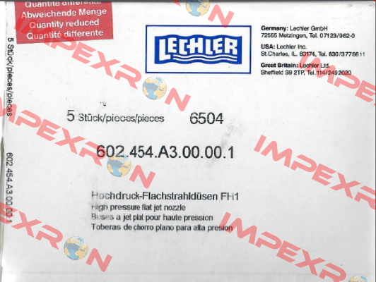 602.454.A3.00.00.1  Lechler