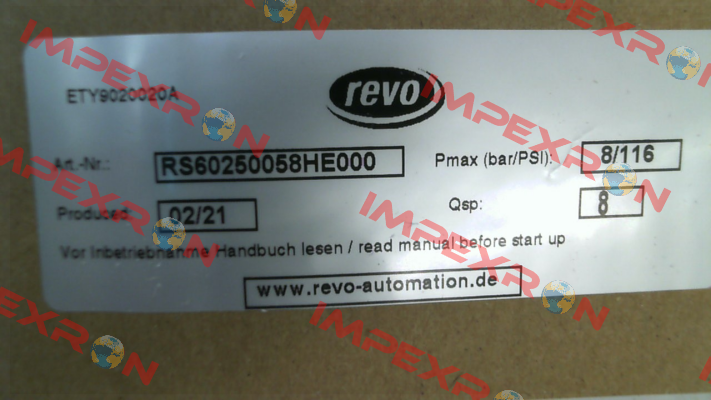 RS60250058HE000 Revo