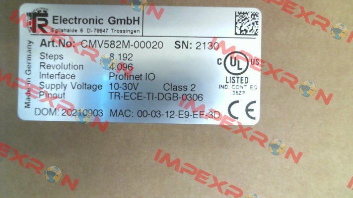 CMV582M-00020 TR Electronic