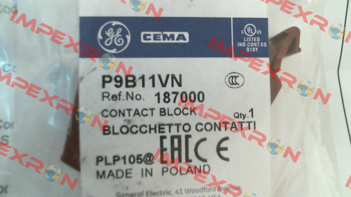 187000 Cema (General Electric)