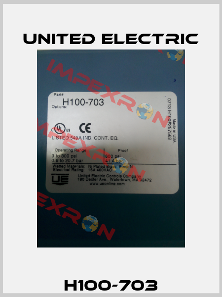 H100-703 United Electric