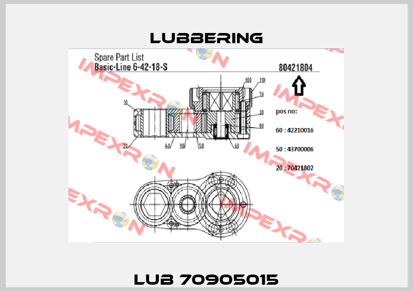 LUB 70905015 Lubbering