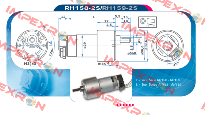 RH158-12-200 Micro Motors