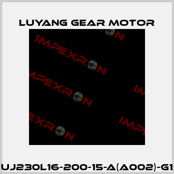 UJ230L16-200-15-A(A002)-G1 Luyang Gear Motor