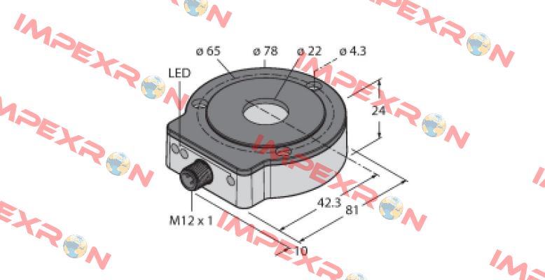 RI360P0-EQR24M0-INCRX2-H1181 Turck