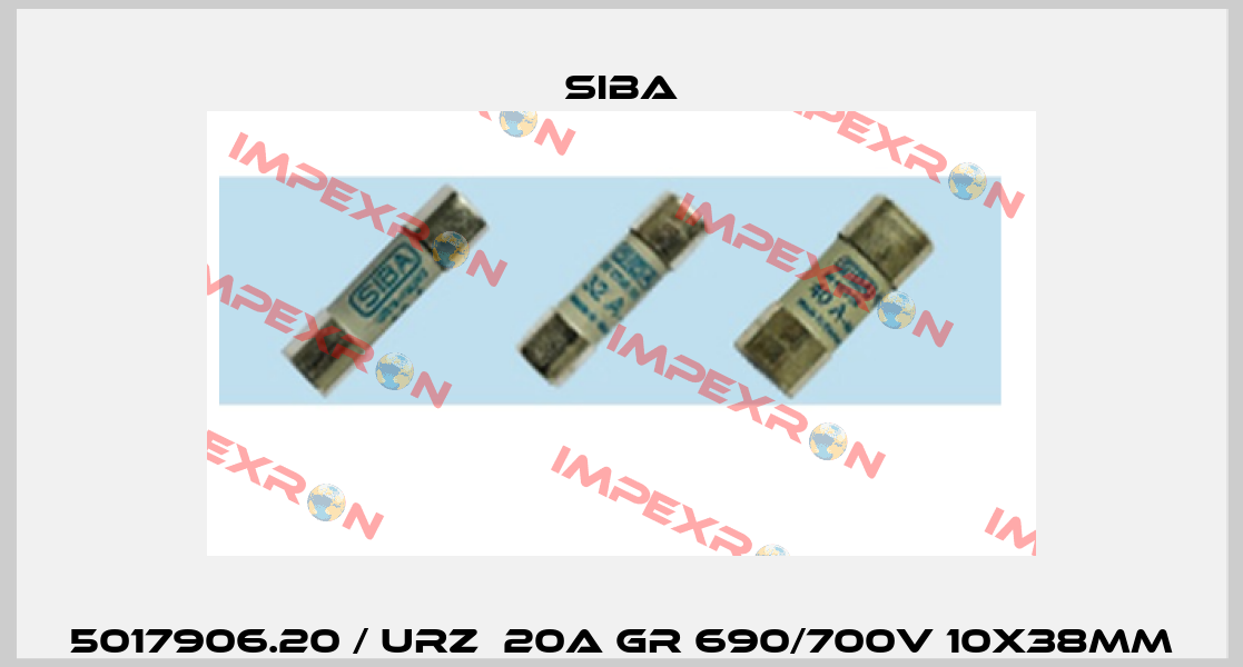 5017906.20 / URZ  20A gR 690/700V 10x38mm Siba