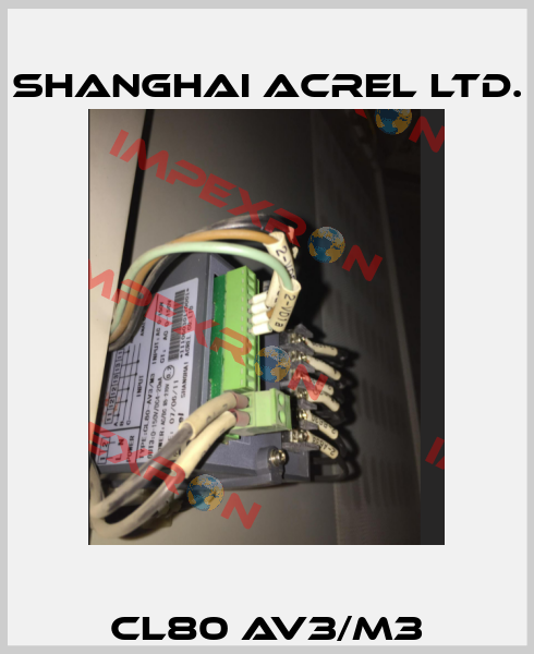 CL80 AV3/M3 Shanghai Acrel Ltd.